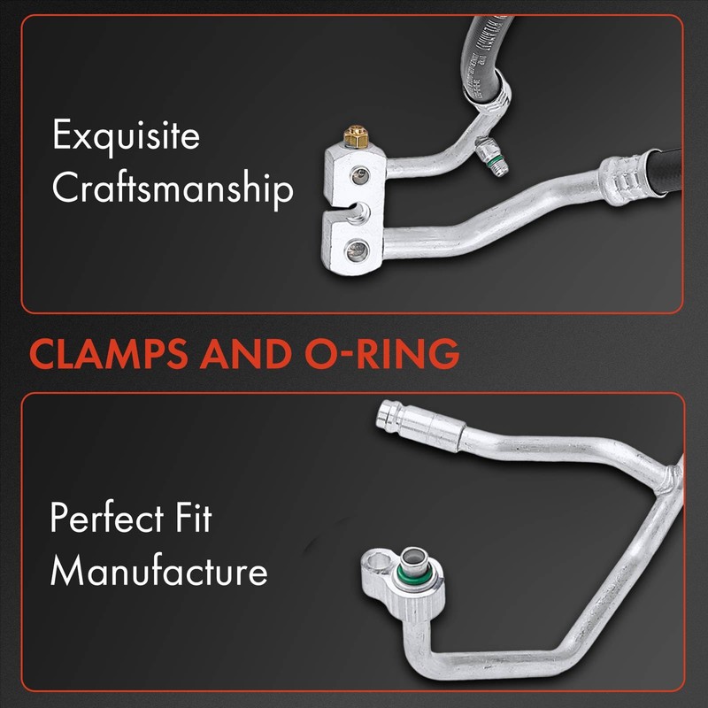 A-Premium A/C Suction and Discharge Line Hose Assembly Compatible with