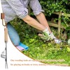 badaren Stainless Steel Weeder Manual Weeder Weeder with Wooden Handle