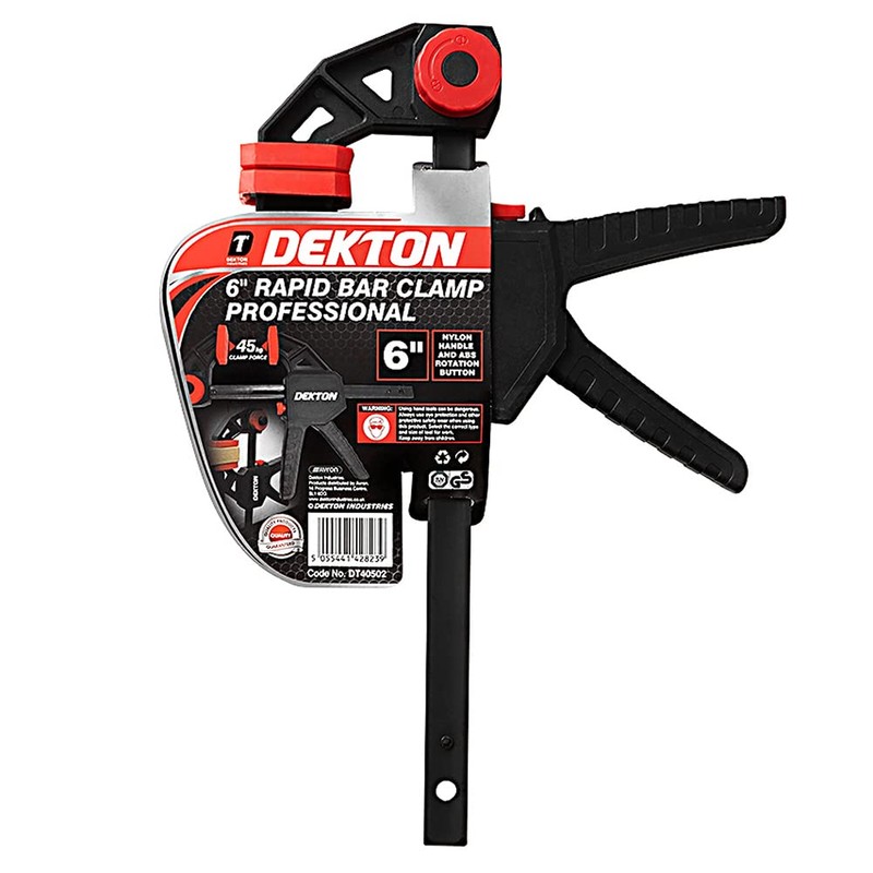 Dekton Rapid Bar Clamp Professional-High Clamping Pressure| Quick-release Mechanism| Durable