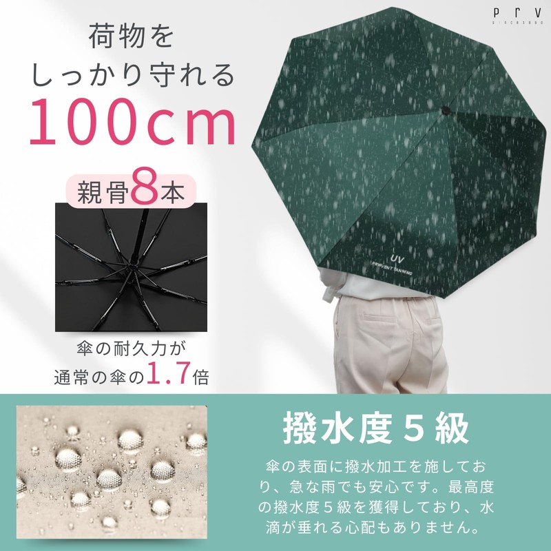 Prv [UV Protection/Rainproof/Temperature Sensitive Temperature -10°C] Automatic Opening/Closing Sun or