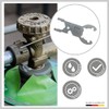 Gas Bottle Key - Made in Germany - Stainless Steel
