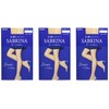 Gunze Sabrina Tights SB520, Women's, Shaping, 3 Pairs, Run-Resistant, light