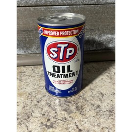 STP Vintage STP Oil Treatment Can 15oz Unopened Full Can 1985