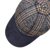 LIERYS Tweed Check Cap - 6 Panel Wool Cap -