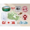 DV DESIGN 1 x A5 Canada Vinyl Glossy Patriotic Sticker