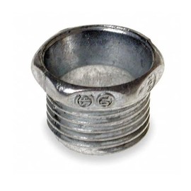 Electrical Conduit Chase Nipple Zinc Die Cast, for Use with a Conduit Coupling to Connect Conduit to a Box, or with a Locknut to Connect Two Boxes (1, 3-1/2")