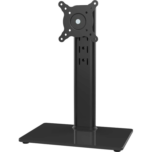 Single LCD Computer Monitor Free-Standing Desk Stand Mount Riser for