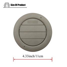 LXROAR01 2PCS Roof Headliner AC Heater Air Vents Compatible with Ford Transit 2015 to 2025 Year, Roof Air AC Vent for YC3Z-19893-AA