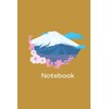 Japanese style notebook sakura mountain design