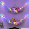 Basumee Stuffed Animals Net or Hammock with LED Light Hanging
