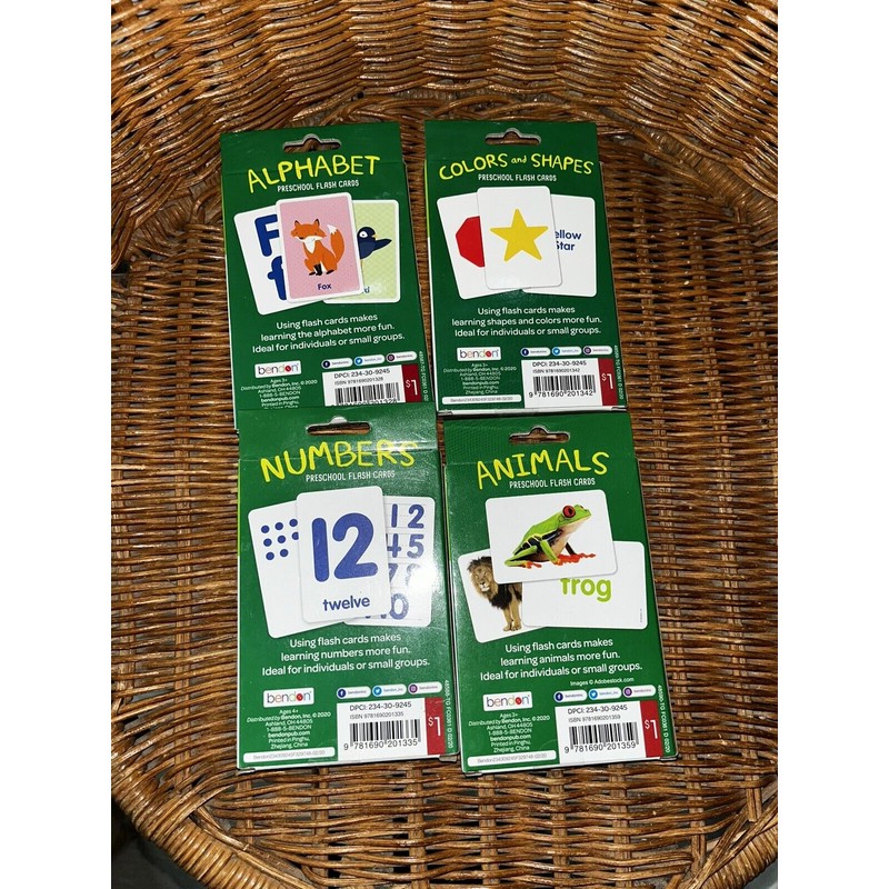 Bendon NEW Bendon Flash Card Set - Preschool - Colors