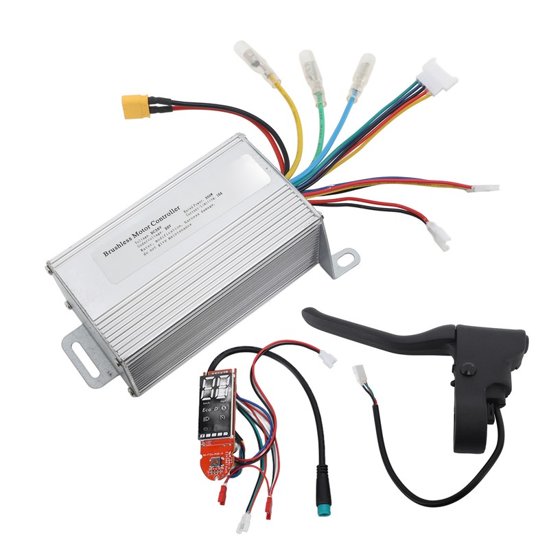 36V 350W Electric Scooter Motor Controller Kit Dashboard Digital Display