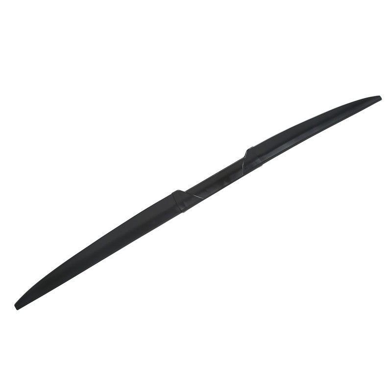 Car Rear Wing 52.76 Inch Rubber Trunk Lid Tailgate Spoiler