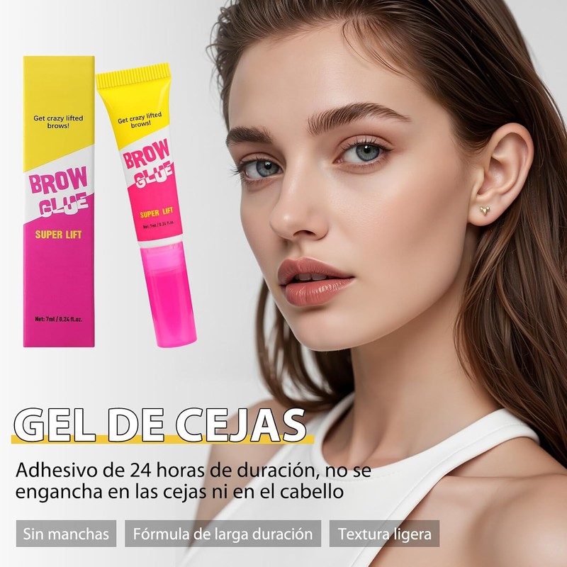 Gel de Cejas The Brow Glue de GIVOOBE – Natural,