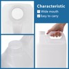 BPFY 2 Pack 1 Gallon Clear Plastic Jugs with Lids,