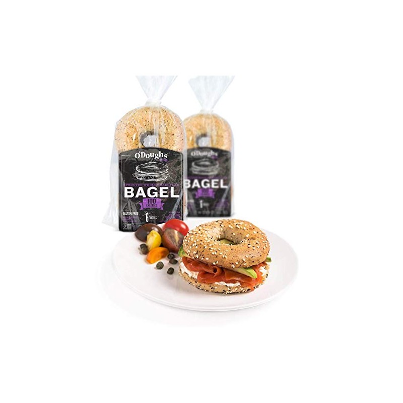 O'Dough Thins Gluten Free Bagels, Sprouted Whole Grain Flax, 100
