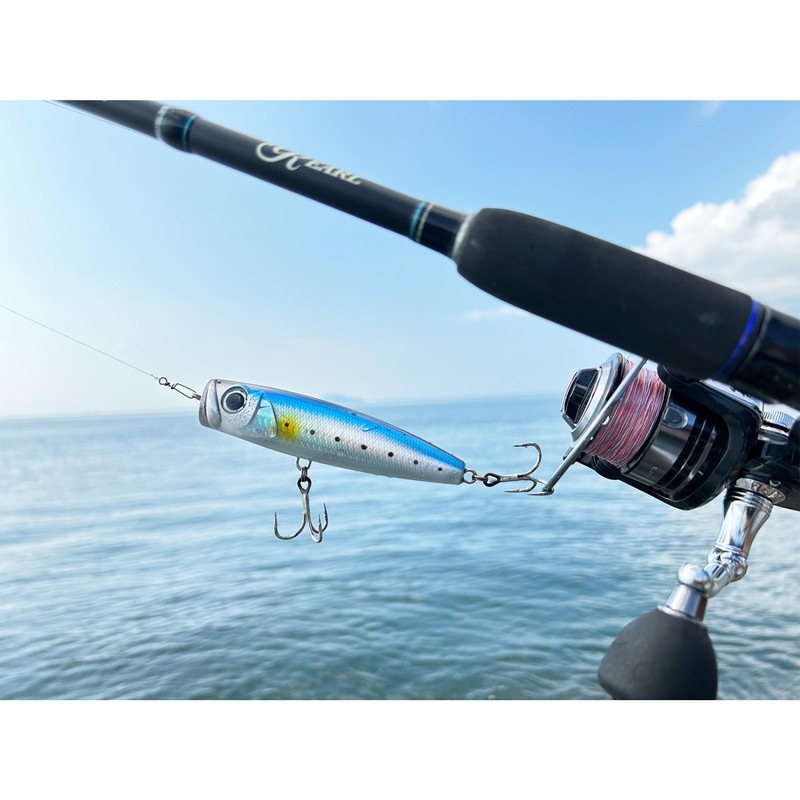 Lunahisano NAGI POPPER 120 Nagi Popper Top Water Plug (UV