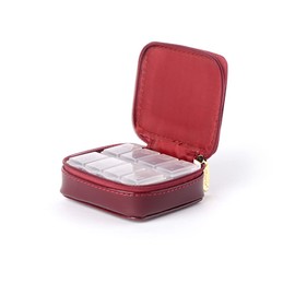 G Force Luggage Tags Bon Voyage on French Bull Dog, Red, Blue White, 2 Tags with ID Window on Back