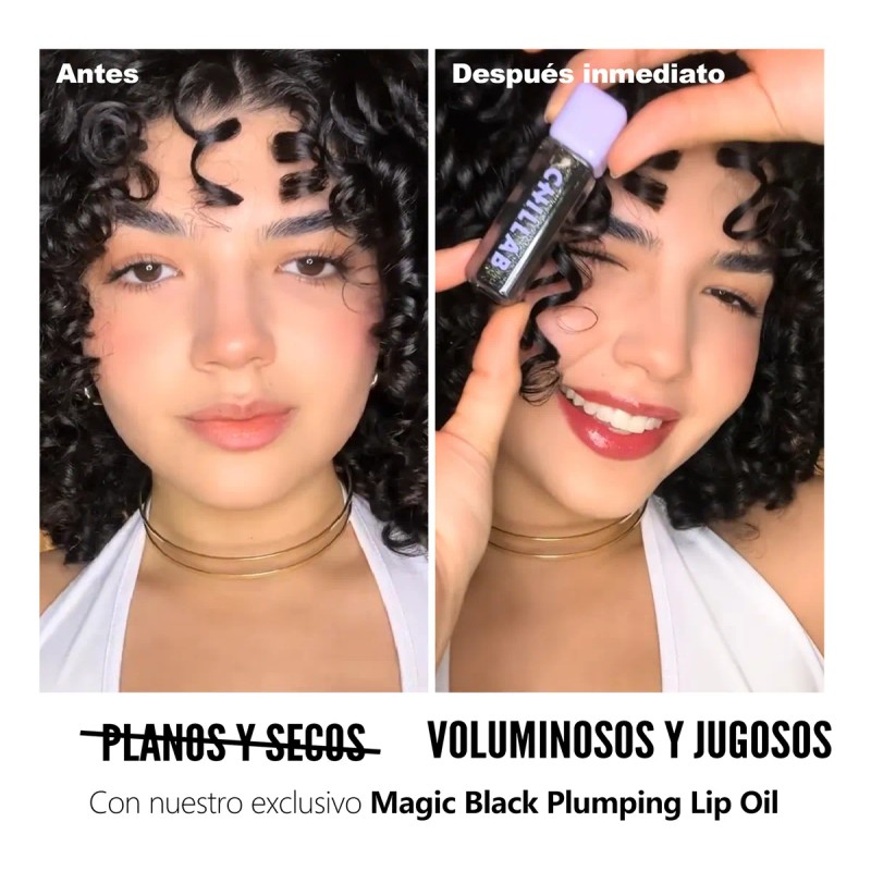 Chillab Aceite Labial Negro Mágico Voluminizador Hidratante