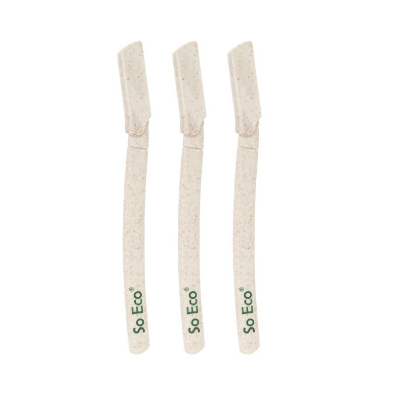 So Eco Eyebrow Razors - 3 Pack