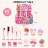 855pcs Hair Accessories, Hair Bands and Clips Set