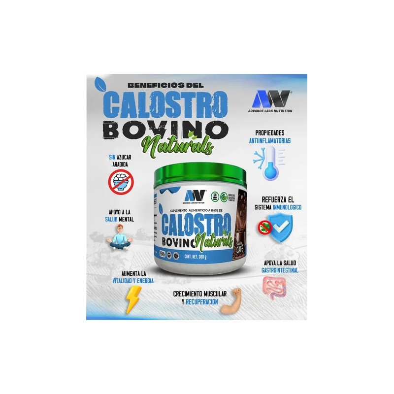 Calostro Bovino Advance Labs Nutrition 360g Sabor Vainilla Canela