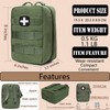 First Aid Kit EMT Medical IFAK Pouch, Molle Tactical Med