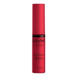 Brillo Labial NYX Butter Gloss | Acabado Brillante | Tono Red Velvet 8ml