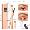 Liquid Eyebrow Pen, Microblading Black Eyebrow Pencil, Waterproof Microblading Eye