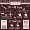 Melville Candy Gourmet Chocolate Stirrers - Naturally Flavored Hot Cocoa