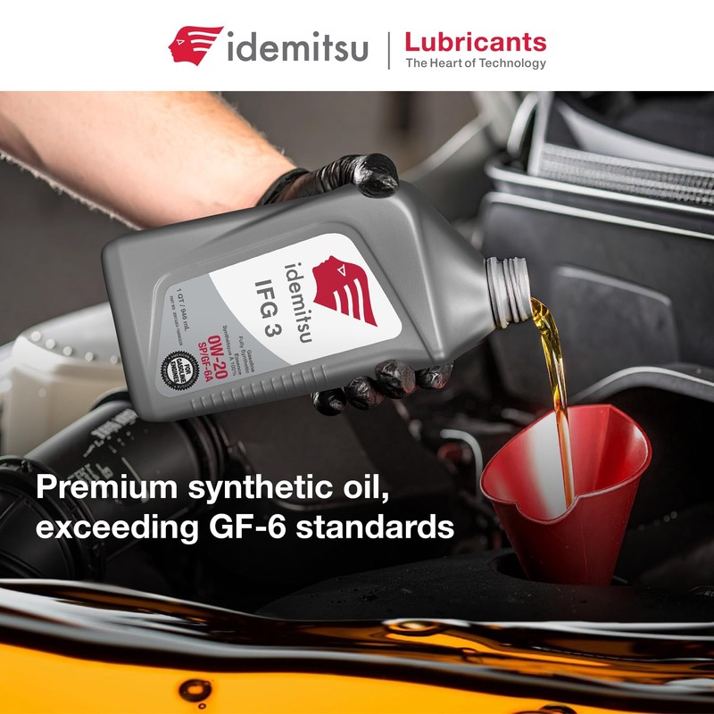 Idemitsu Full Synthetic 0W-20 Engine Oil SP/GF-6-1QT