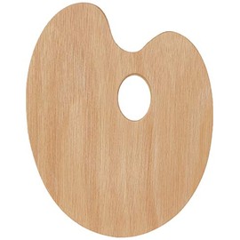 Renoir PPO1 Palette Oval 20X25CM, Wood