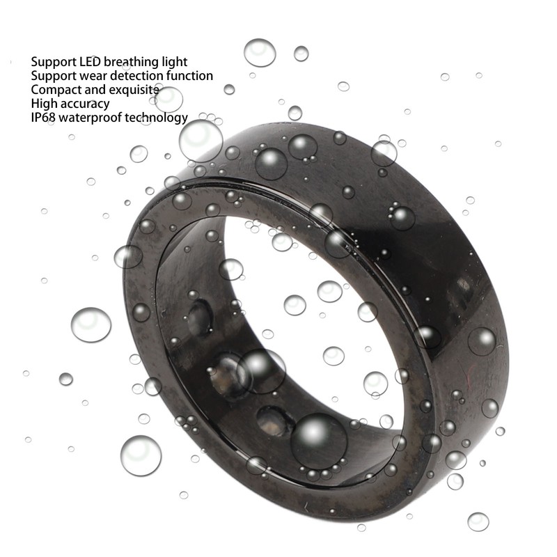 Smart Fitness Tracker Ring IP68 Waterproof Bluetooth Pedometer Smart Ring