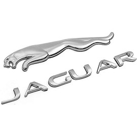 Rear Emblem Trunk Emblem Rear Letter Sticker Fender Decal for XE XF XJ F-Type F-PACE Accessories (Trunk - Silver)