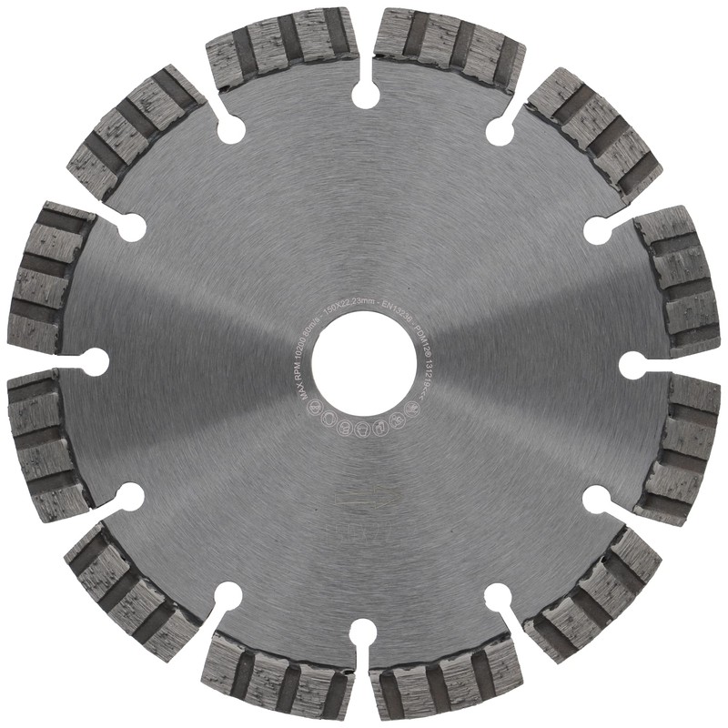PRODIAMANT Premium Diamond Cutting Disc Concrete Laser Turbo Double Pack