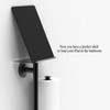 AquaChase 3-in-1 Toilet Safety Grab Bar with Built-in Tissue Paper