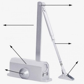 Automatic Door Closer for Front/Fire Doors Door Closer 5ea