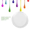 Glass Palette Cosmetic Mixing Plate Reusable Smooth for Nail Salon