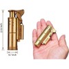 2 Pack Pressure-Relief/Cool Lighter, Wheel Kerosene Lighter, Reusable Windproof Trench