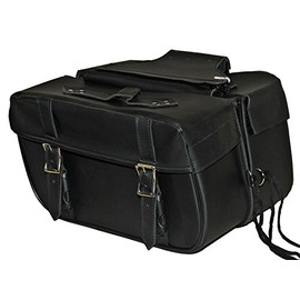 Medium 2 Strap Saddle Bag with Hook and Loop Closure Carry Conceal Pocket