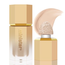 BEFIVECOK Liquid Concealer Makeup, Full Coverage Cream Face Concealer with Cushion Applicator, Highly Pigmented, Natural-Looking, Hydrating, Waterproof (#06 Warm Love)