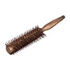 Beavorty 2pcs Boar Bristle Hair Brush Styling Comb Wooden Roller