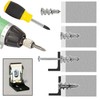 30 Pack Plasterboard Fixings,Plasterboard Wall Plug Plasterboard Screws,Drywall Anchor Heavy