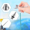 10 Pieces Airbrush Nozzle Needle Nozzle Cap Kit with Wrench