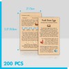 200 PCS Egg Handling Instruction Cards, Double-Sided Printing Egg Stamps