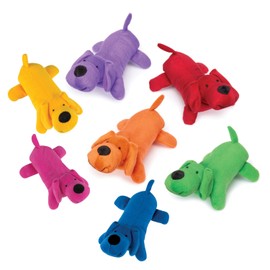 Zanies Plush Neon Big Yelpers Dog Toy