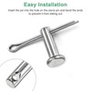 M METERXITY 10-Pack Single Hole Clevis Pins, M3 x 10mm