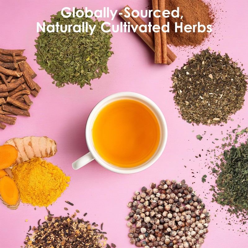 UBEEKOO Hormone Balance Tea for Women, Organic Herbal Tea with