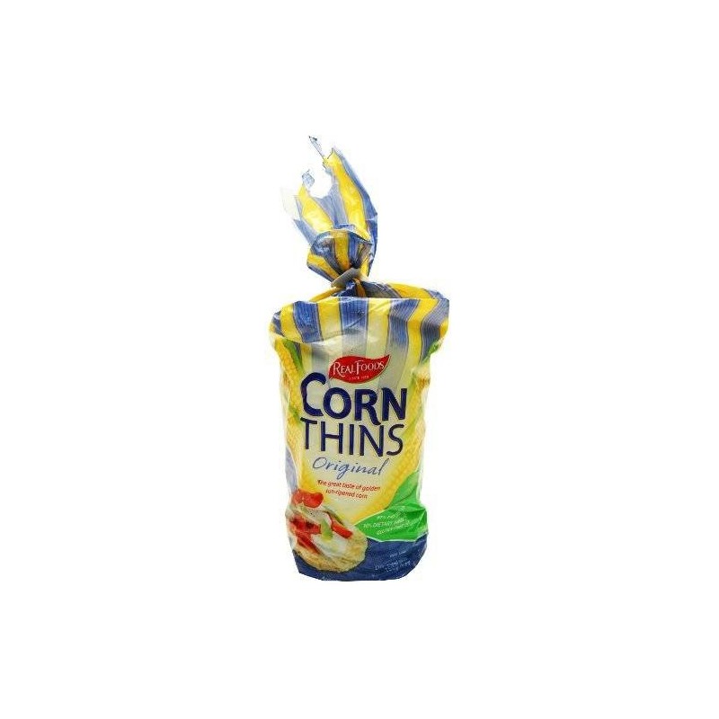 (6 PACK) - Realfoods - Corn Thins Original | 150g