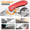 Universial Utility Knife with 10 Quick Change Replacement Blades Cutting,
